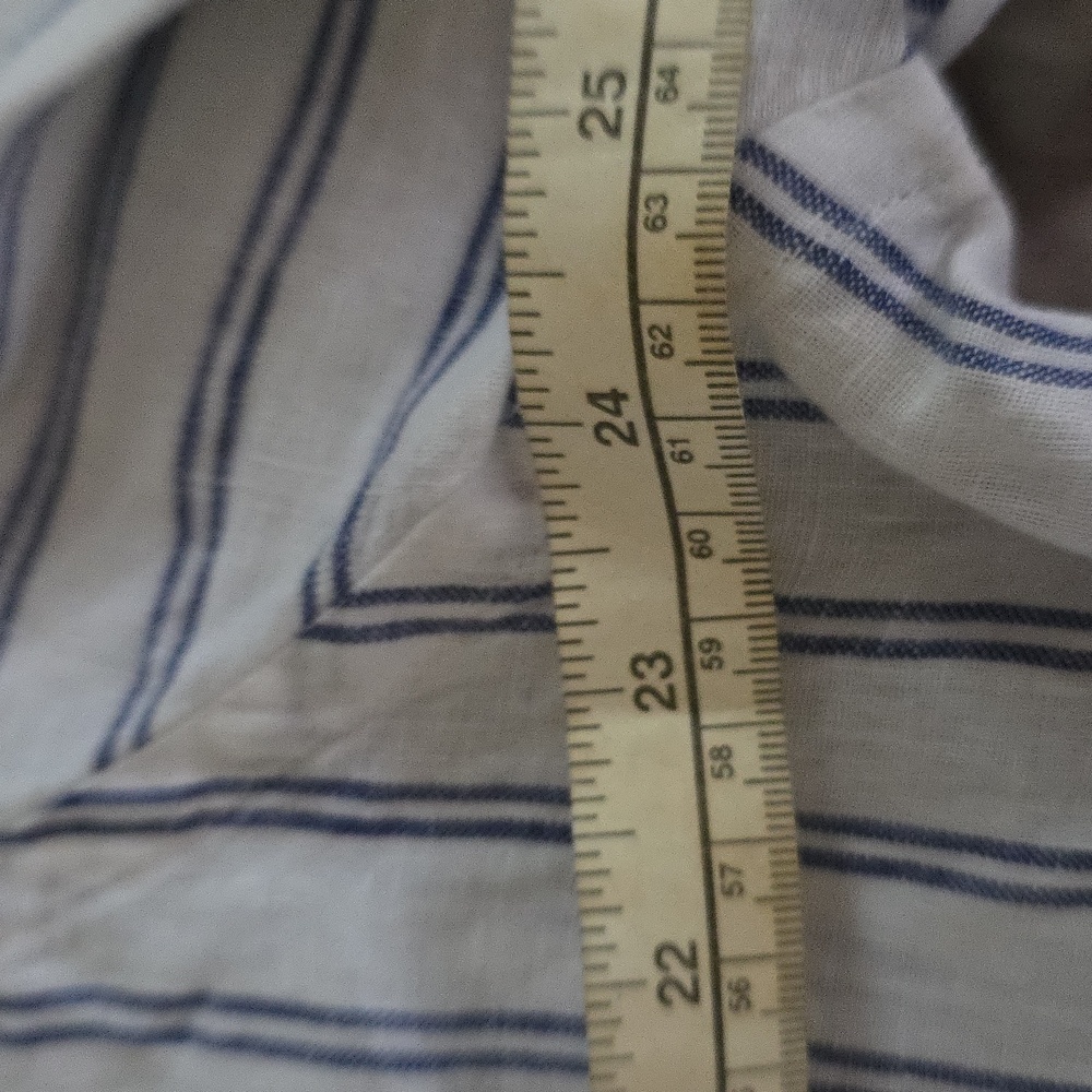 Polo Ralph Lauren Striped Linen Shirt Long Sleeve XL/TG - Picture 11 of 11